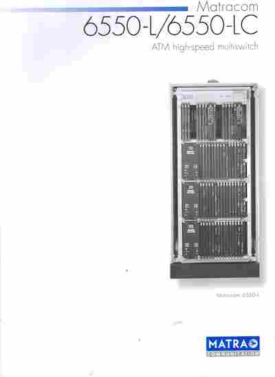 Буклет Matracom 6550-L6550-LC ATM High-speed multiswitch, 55-1204, Баград.рф